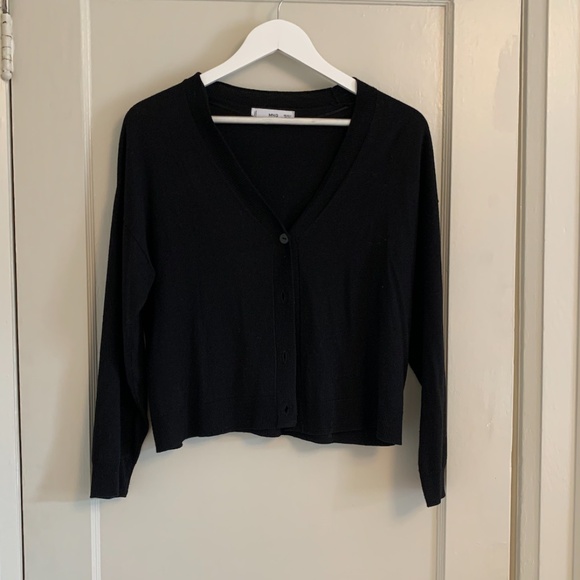 Black Mango Cardigan - Picture 2 of 4